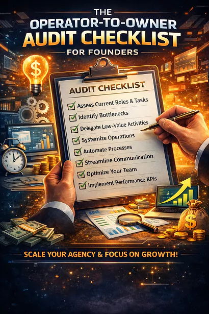 The Operator-to-Owner Audit Checklist for Founder