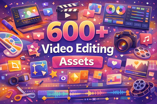 600+ Video Editing Assets