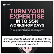 Turn Your Expertise Into Workshop Guide