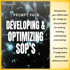 Developing and Optimizing SOPs: 400+ Prompts