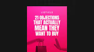 21 Objections: That Actually Mean They Wants to Buy