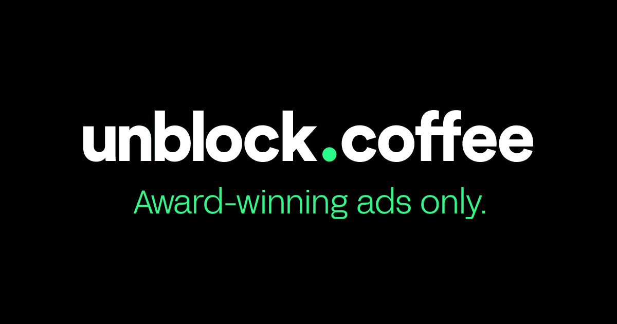 unblock.coffee: Award-winning Ad